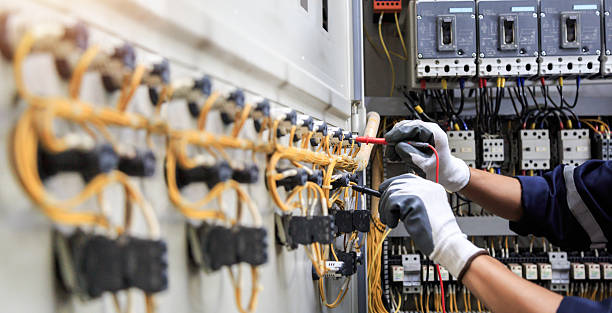Professional Electrician technician working in Detroit Beach, MI